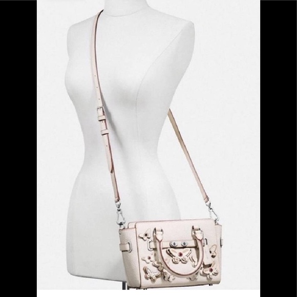 Coach Butterfly Appliqué Chalk Mini Blake Carryall - Picture 2 of 15